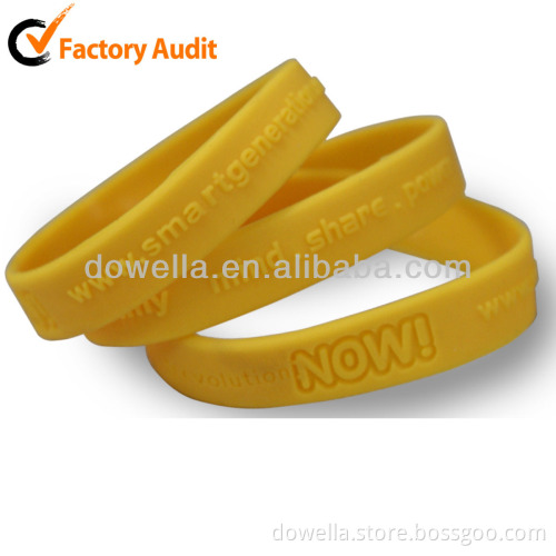Supplying Promotion OEM With Different Logo Silicone Cuff